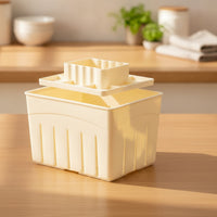 Food Grade Tofu Mold with Pressing Insert Small-Batch Tofu Maker Easy-Rinse Kitchen Tool Hasslecomplimentary for Beginners, Countertop Prep