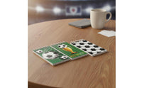 10 Pieces School Supply Soccer Mini Notebook Gift Idea Football Diary Classroom Reward for Students, Kids, Travel