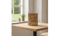 Paper Rope Lampshade Open-Weave Woven Lampshade Bohemian Lighting for Pendant Lamps
