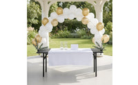 2 M Table Balloon Arch Kit PE Rods Table Balloon Arch Stand Clamp Mounts Home Decoration Light Translucent