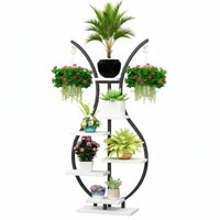 Space-Saving Multi-Tier Flower Rack Sturdy & Stable Plant Stand High Load-Bearing Display Shelf Easy to Assemble for Gardeners, Apartment Dwellers, Homeowners, Balcony, Living Room, Indoor, Bedroom