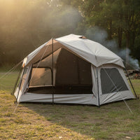Quick Setup Fungus-Shaped House Tent Waterproof Automatic Instant Tent Ventilated Outdoor Shelter Portable for Families