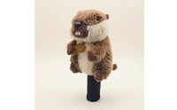 Golf Club Head Cover with Knit Sleeve Funny Driver Headcover Black Driver Head Cover for Golfers