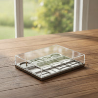 Watch Parts Tray with Cover Watch Repair Tray with Lid Practical Compartmented Storage Box for Hobbyists