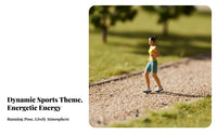 Architectural Model People DIY Undertaking Ready Miniature People Figurines Architectural Model Figure Realistic Features