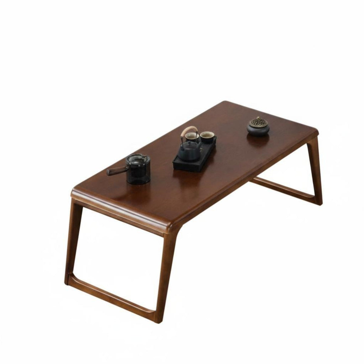 Serene-Inspired Design Japanese brew Table Space-Saving Floor Desk Multi-Functional Indoor Furniture Easy to Clean for Minimalism Lovers, Minimalists, Apartment Dwellers, floor cushion Room, Bay fenestration Area, Small areas, Bedroom