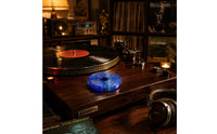 Large-Hole 45 Rpm Adapter Cross-Slot Vinyl Spindle Adapter ABS Plastic Audio Accessory Glossy Finish