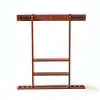 Space-Saving Wall-Mounted Pool Cue Rack Wooden Pool Cue Rack with Shelves Compact Organized for Homeowners