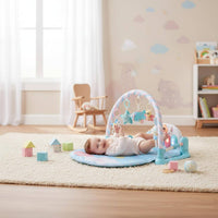 Kick and Play Piano Mat Movable Bed-in-Bed Play Toy Portable Crib Toy Fine Movement Skills Baby Piano Mat Hand-Eye Coordination