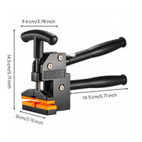 Ceramic Tile Splitter Clamp Heavy-Duty Tile Breaking Pliers T-Handle for Hard Sheet Materials