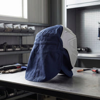Welding Helmet Cover and Helmet Bib Set Spatter-Repelling Welding Accessories Guard for Welders