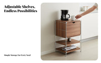 Layered Drawer Cabinet mid-1900smid-1900sera Modern Design Multi-Compartment Cabinet Space-Saving Home Storage for Families, Renters, Kitchen, Entryway, Bedroom