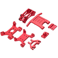 1/14 1/12 Metal UpgradeFront Guard Damping Bracket Kit Mounting Holes Hobby Vehicle for Wltoys