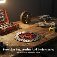 Brake Disc CNC Machined 220mm Flexible Brake Disc Lightweight Vehicle Component for Performance Riders