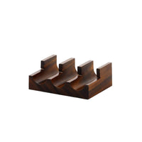 Wooden Sushi Serving Stand Compact Sushi Display Stand Sturdy Rack Reusable for Japanese Restaurants