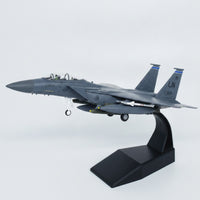 1:100 F 15E Strike fighter Model 1:100 Scale F 15E Fighter Jet Model Alloy Jet with Stand for Collectors
