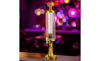 Illuminated Beer Dispenser with Ice Column Clear Beer Dispenser Easy-Pour Drink Dispenser with Tap Refrigerated for Home Bar, KTV