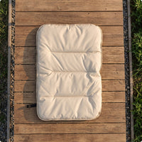 Chair Cushion with Straps Padded Folding Chair Cushion Removable for Camping