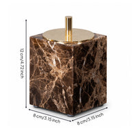 Lavatory Counter Organizer Marble Look Countertop Organizer Polished Accessory for Vanity