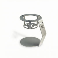 Silver Finish Turkish Coffee Stand Round Base Stainless Steel Coffee Stand