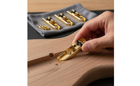 5 Pieces Split Design Bass Bridge Long-Lasting Metal Construction Individual Bass Bridge Set Instrument Accessory Robust Duty