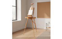 Painter Easel Box Foldable Folding Tripod Easel Height Adjustable for Artists, Studio