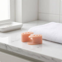 A-Shaped Toe Separator Airy Design Slip-on Toe Spacer Pedicure Item 3 Openings Foot Care Lightweight