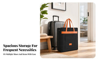 Front Pocket Travel Shoe Bag Multiple Pockets Trolley Sleeve Shoe Bag Portable