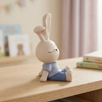 Endearing Phone Stand with Bunny Figure Cute Bunny Phone Stand Decorative Ornament Handsunrestricted for Teens, Office