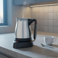 Electric Turkish Coffee Pot Easy to Use Turkish Coffee Maker Portable for Home, Office