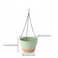 Hanging Planter Speckled Hanging Planter Wide Open Top