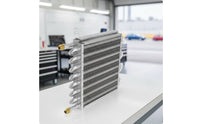 Condenser with Brass Fittings Tube-and-Fin Oil Cooler Heat Exchanger Engine Oil Cooler Heat Exchanger Aluminum Automotive