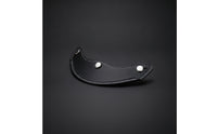 Leather Helmet Visor with Fasteners Adjustable Visor with 3 Fasteners Practical for Motorcyclists