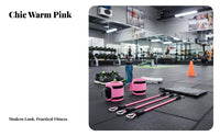 Elastic Bands with Ankle Straps Snap-Resistant Safety Design Ankle Elastic Bands Glute Kickback Exercise Aid for Beginners, Gym