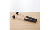 Wooden Percussion Mallets Burr Musical Play Mallets Smooth Wooden Mallet for Kids, Young Children, Music Classrooms, Home Activities