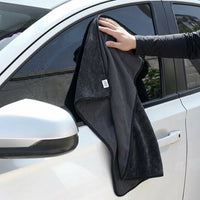 Thick Microfibre Cloth and Double-Sided Car Drying Towel, Soft Microfiber Towels for Detailing, High Absorbency for Car Washing and Polishing