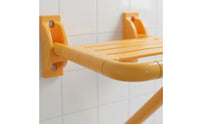 Wall Mounted Folding Shower Stool Foldable Engineered Wall Mounted Folding Shower Stool Waterproof Mobility Aid for, Patients, Entryway, Hallway