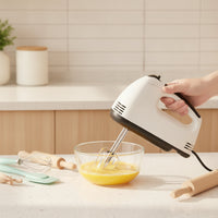 Electric Hand Mixer Compact Handheld Mixer with Beaters Appliance Powerful Easy Clean for Bakers, Baking, Kitchen