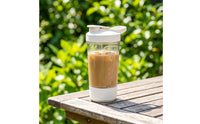 Rechargeable Self-Stirring Mug with Lid Wireless Stirring Cup with Carry Handle Graduated Automatic Mixing Mug Electric for Athletes