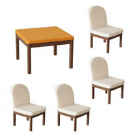 Mini Dining Room Table Set Photo Prop Miniature Dining Set Realistic Scale Model Furniture