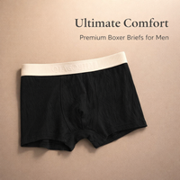 Mens Underwear with Crotch Panel for Daily Use, Breathable High Jacquard Weave for Anti Chafing Comfort