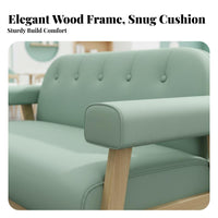 adaptable Combination Upholstered Chair and Table Combo Modern Design Seating Group Easy to Clean Indoor Furnishing Ergonomic Backrest for Interior Designers, Apartment Dwellers, Coffee Shop, Reception Area, Office Lounge, Restaurant