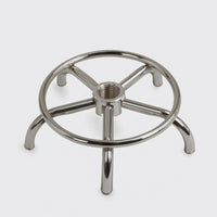 Swivel Stool Base Chrome-Plated Bar Stool Base Mount Plate Polished Hardware Replacement
