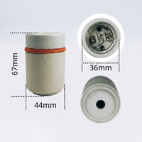 Copper E27 Lamp Holder for Heat Lamp, High Temperature Ceramic Porcelain Bulb Holder, Single Pack Reptile Lamp, 250V E27 Lamp Heat Lamp Holder