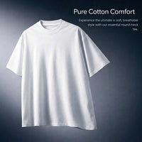 Oversized Crew Neck T Shirts for, Dropped Shoulder Short Sleeve Tee, Loose Fit Plain Summer Wear, 100 Daily
