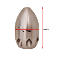Sewer Jetter Nozzle for Pressure Washer Stainless Steel Cleaning Tool Solid Metal for tube Washing
