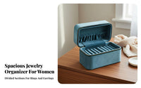 Large Capacity Bangle Storage Box Zipper Closure Velvet Bangle Box Portable for Travelers, Women, Home Use, Dressing Table, Dresser