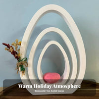 Easter Egg Silicone Form DIY Craft Silicone Egg Ornament Form Reusable Crafting Supply for Home Stylists, Cooks, Holiday Gifting, Tabletop Display
