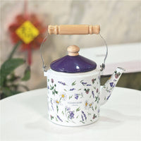 Enamel Tea Kettle Versatile Use Tea Kettle Non-Reactive Cookware