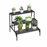 Indoor & Outdoor Use Multi-Level Plant Rack Waterproof Tiered Pot Stand Rust-Proof Flower Display Sturdy and Stable for Gardeners, Apartment Dwellers, Homeowners, Balcony, Living Room, Office, Corner